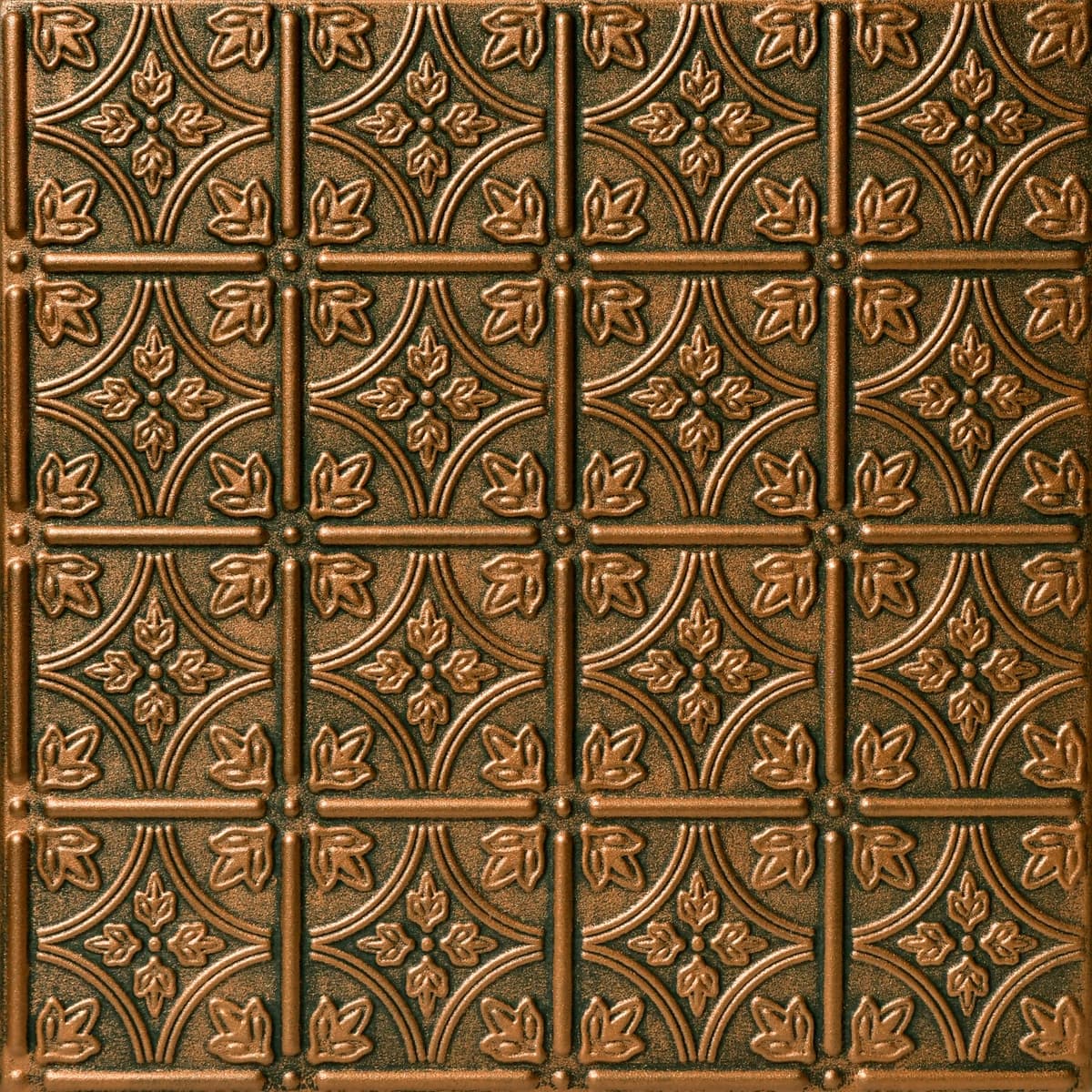 À LA MAISON CEILINGS R125 Pegamento de espuma para techo Emma's Flowers (384 sq. ft./Case), Paquete de 144, Bronce antiguo R125abz-144