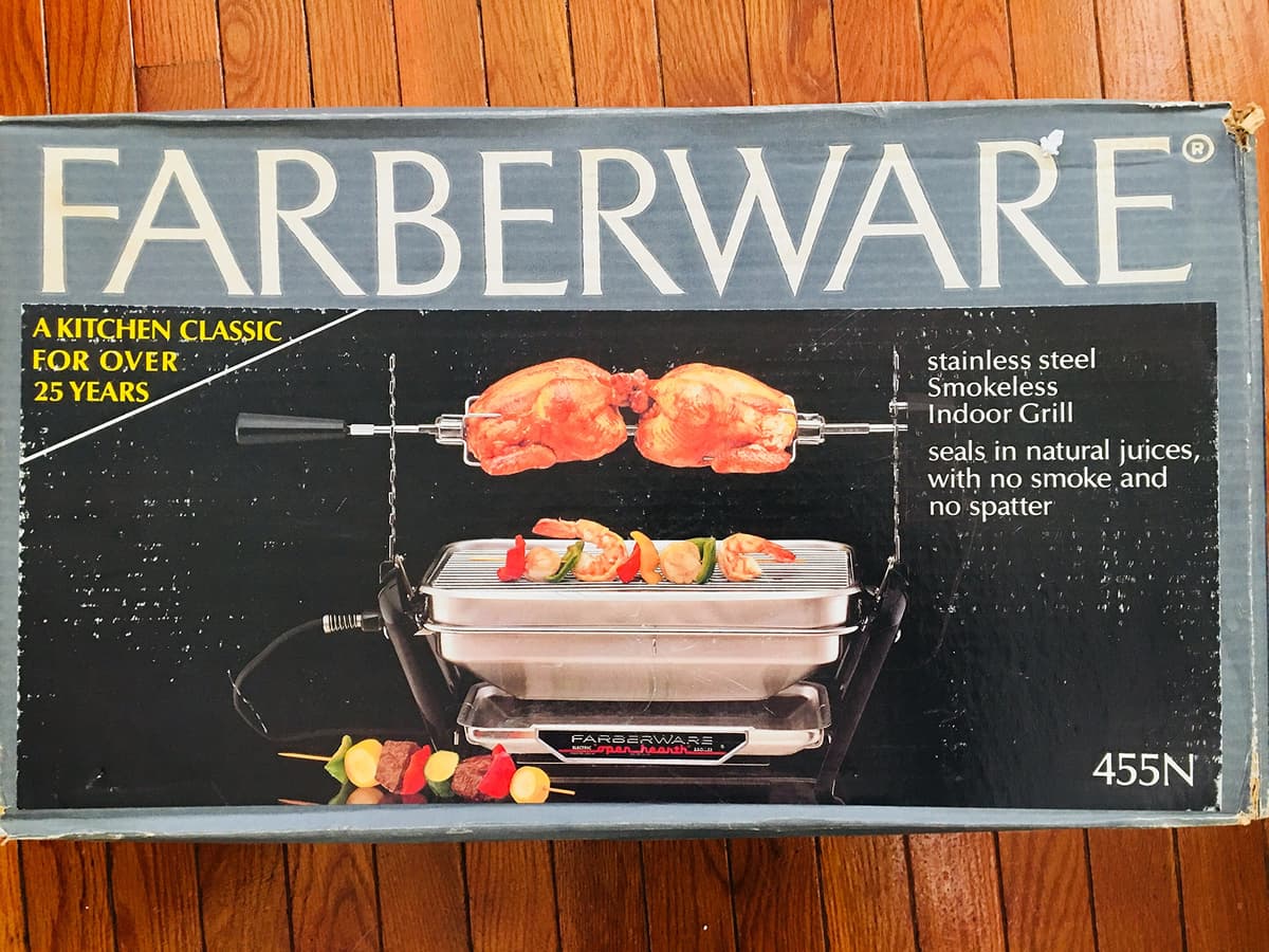 Farberware Open Hearth Broiler & Rotisserie Asador y rostizador 455ND