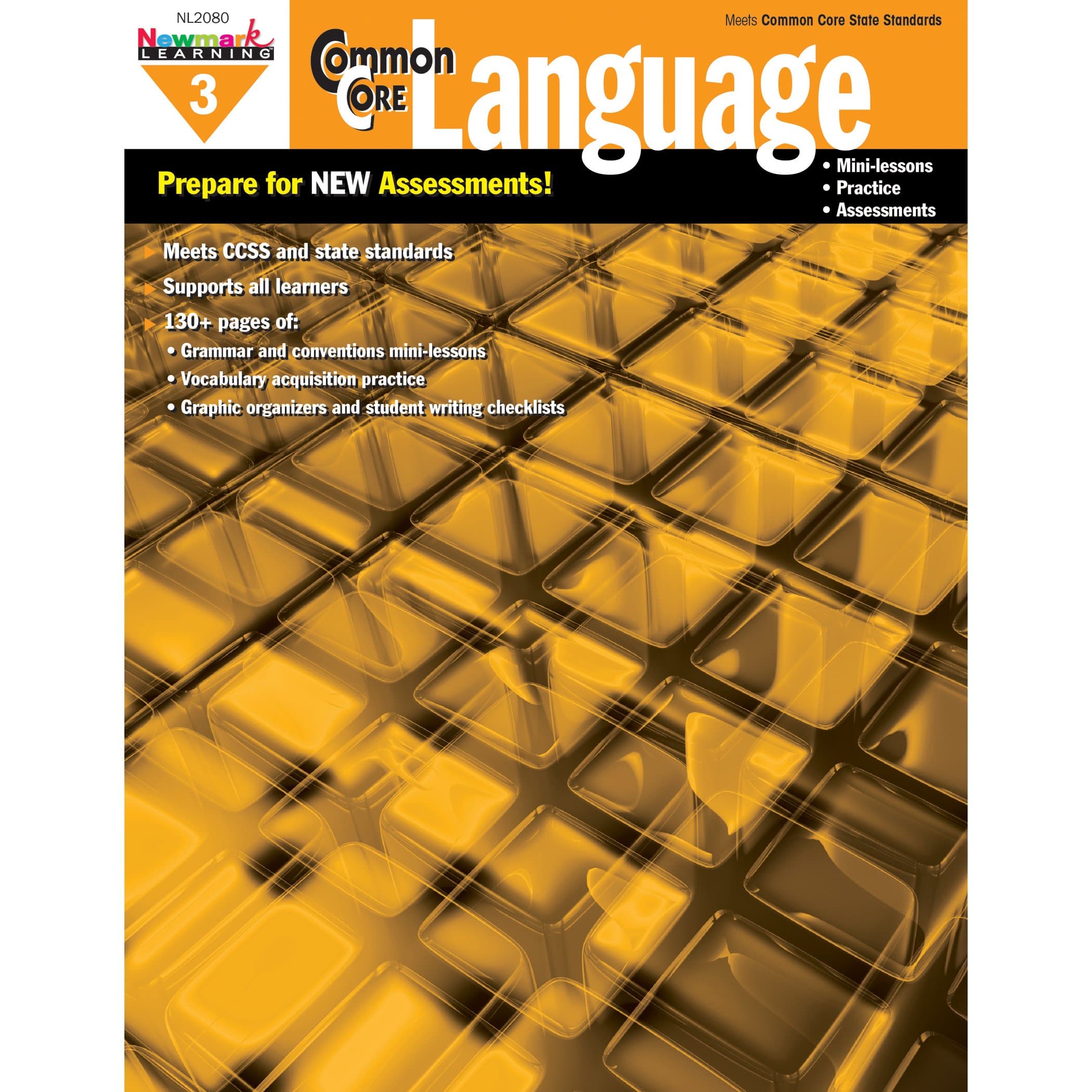 Newmark Learning Cuaderno de practica de lenguaje de tercer grado acorde a Common Core NL-2161