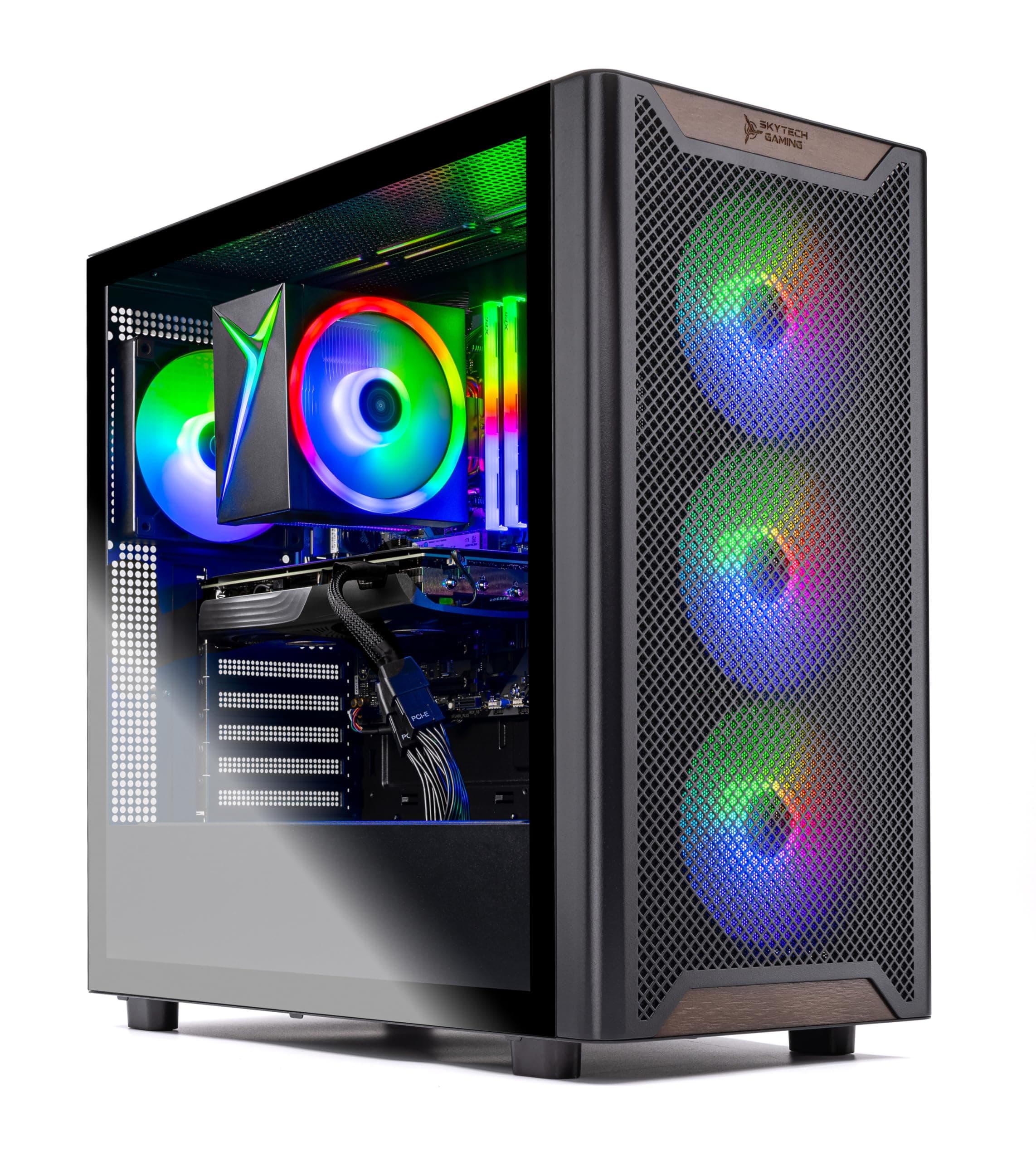 Skytech Gaming Chronos 3 Gaming PC - Ryzen 7 5700, RTX 5060, 16GB DDR4, 1TB NVMe, Win 11 ST-CHRONOS3-2017-B-AM