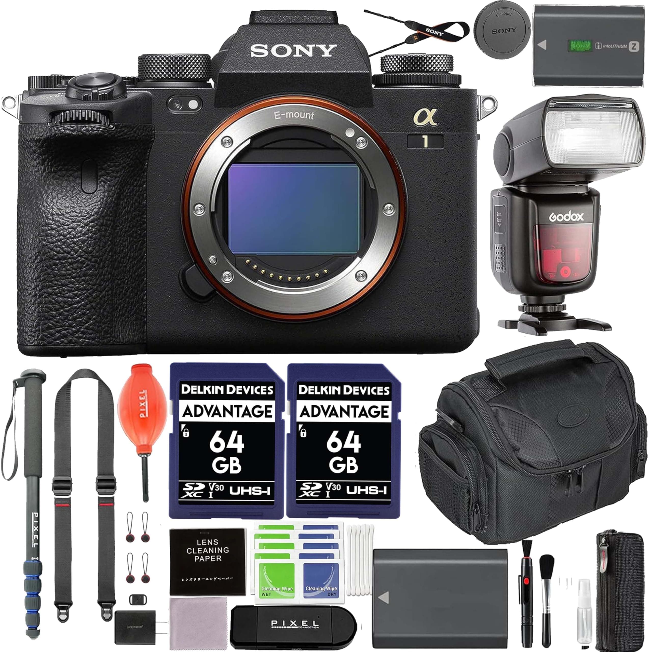 Sony Alpha 1 - Cámara mirrorless full-frame (bundle profesional) SON-ILCE1/B