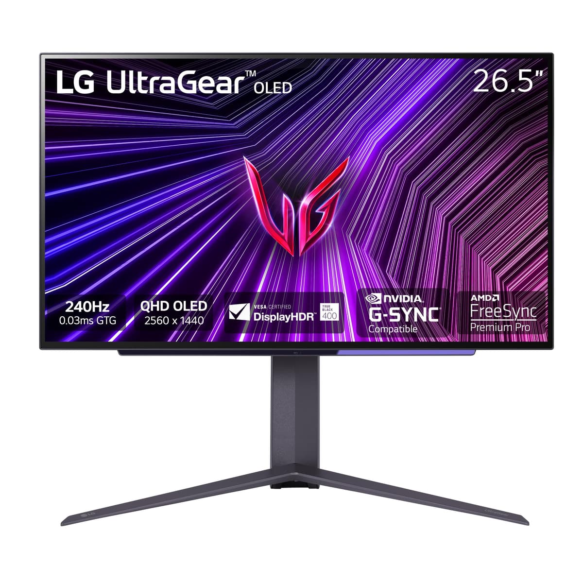 LG 27GS95QE Monitor gaming OLED 27" QHD 240Hz HDMI 2.1 DisplayPort 27GS95QE-B.AUS