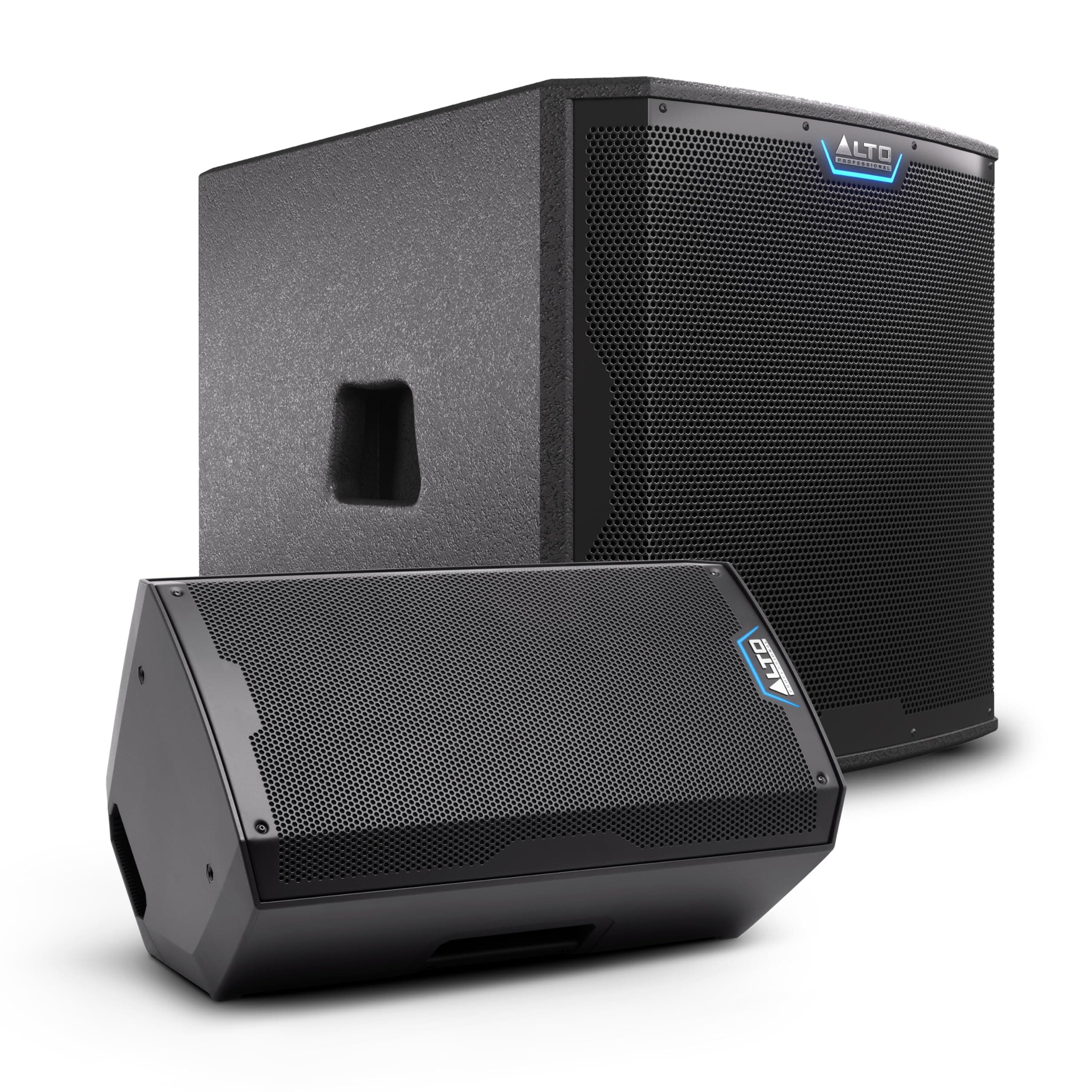 ALTO TS412 y TS15S Bundle: Bocina Potenciada y Subwoofer para PA