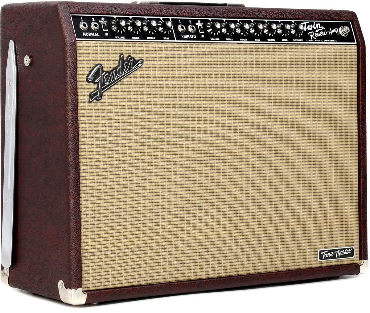 Fender Tone Master Twin Reverb 2 x 12" 200W Combo - Wine Red Tolex (Sweetwater Exclusive) 2274200610