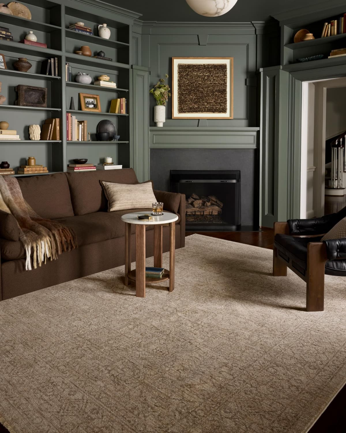 Loloi Newman Collection NEW-01 Taupe/Bone 9'-6" x 13' Rug NEWMNEW-01TABO96D0