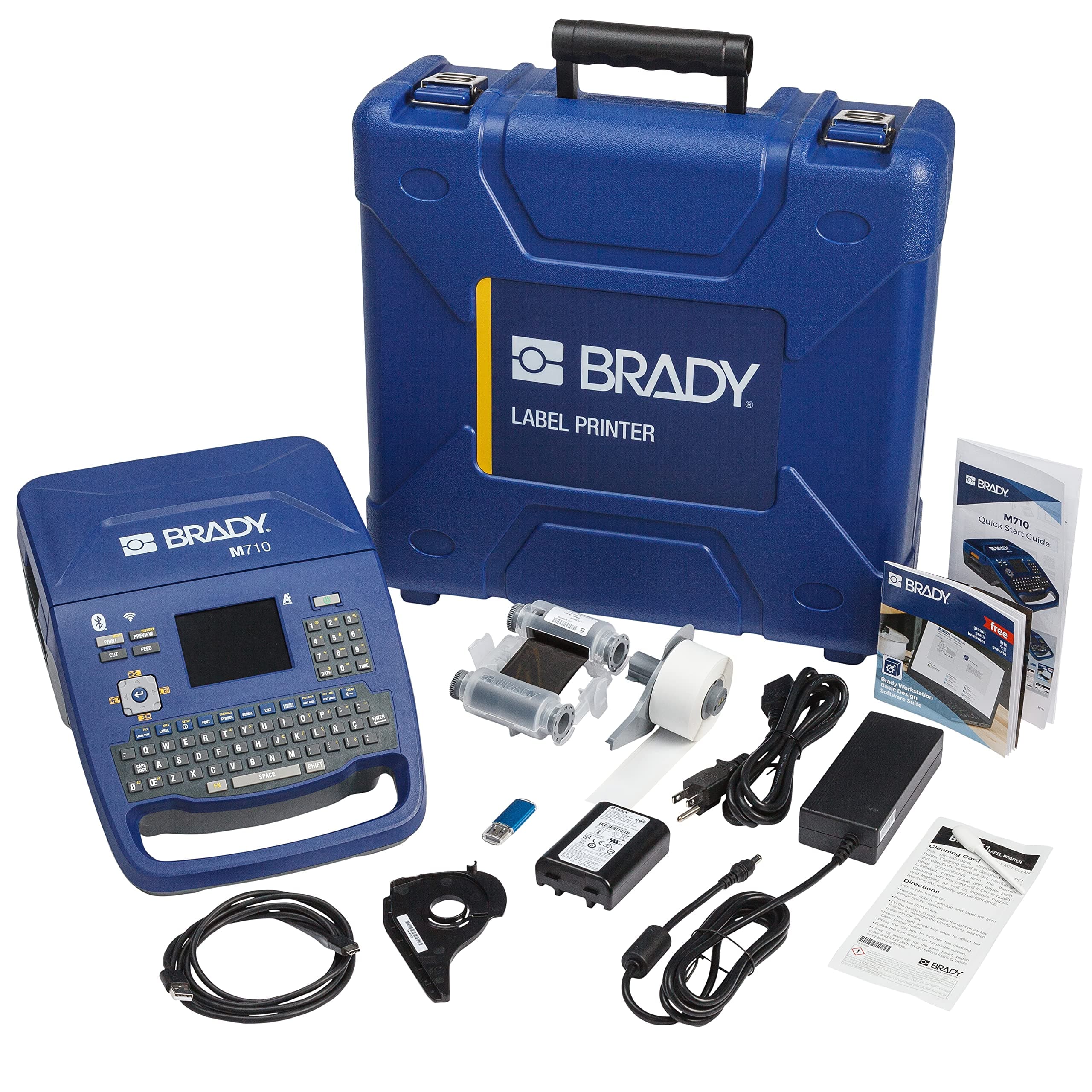 Impresora portátil Brady M710 con estuche rígido (M710-KIT)