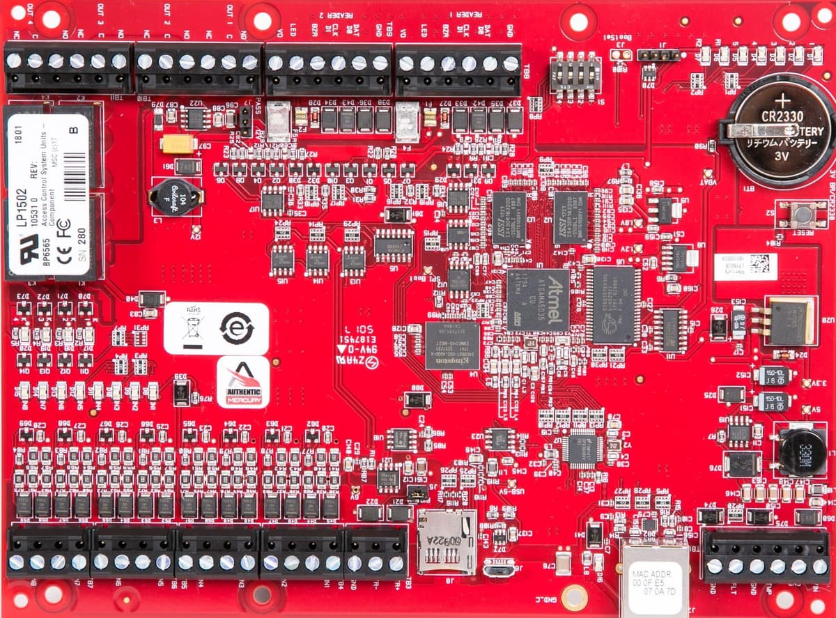 MERCURY LP1502 Controlador Inteligente (4 Lectores, 8 Entradas, 4 Salidas)