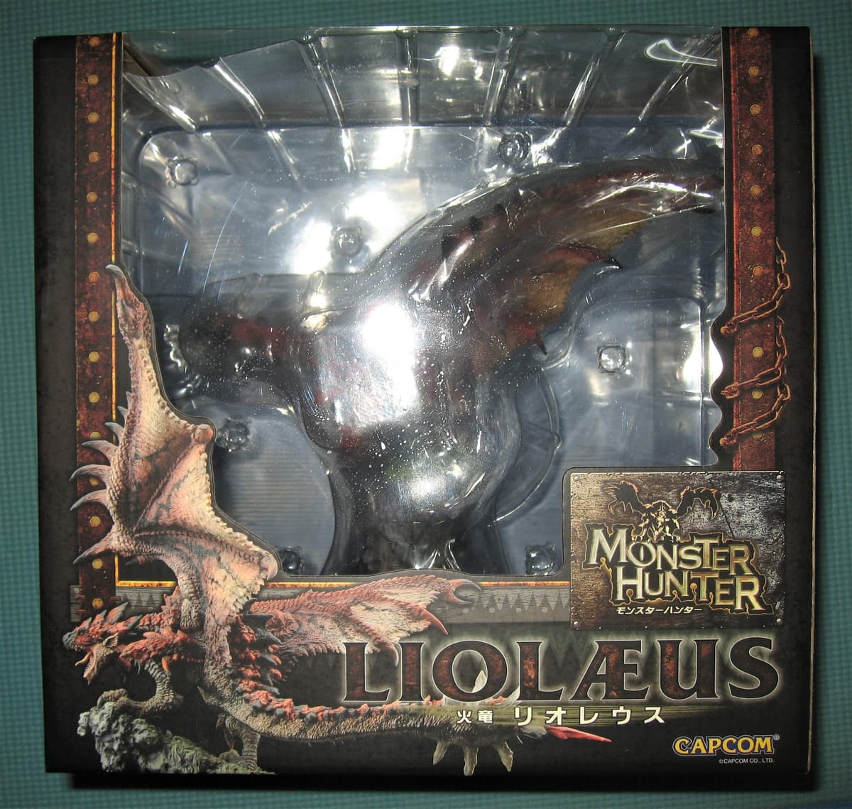 Monster Hunter Fire Liolaeus Capcom [JAPAN] Figura PVC aprox. 24 cm con Base CPMH0345