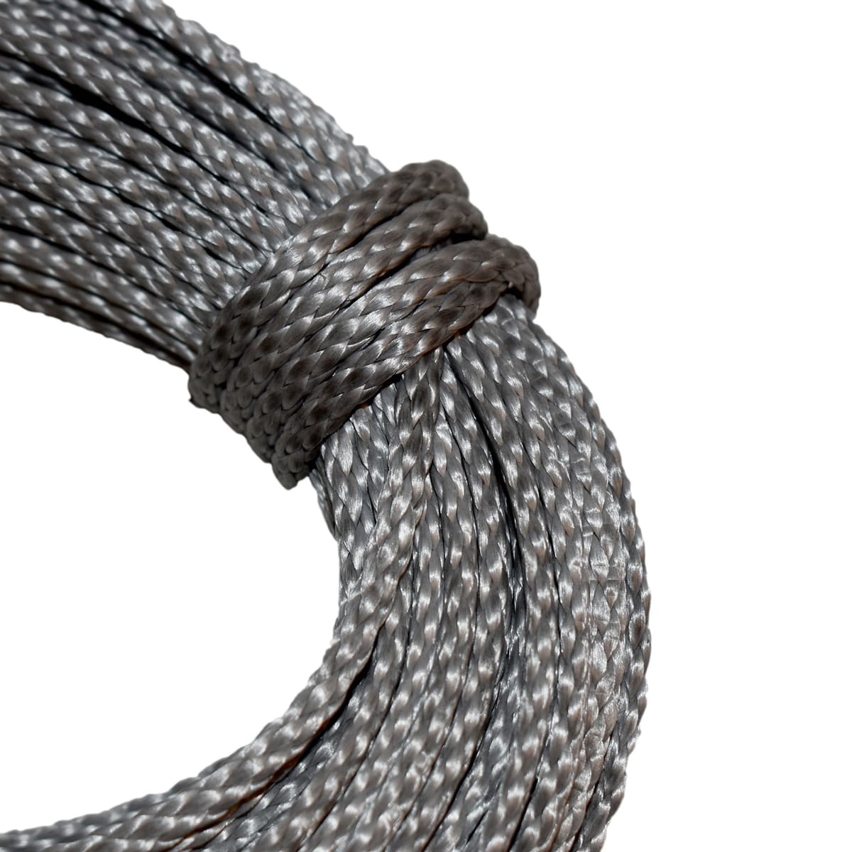 CBKnot Samson AmSteel-Blue Cuerda Dyneema 1/4" 12-Strand, 8,600 lb Resistencia, Plata (600') 8720167