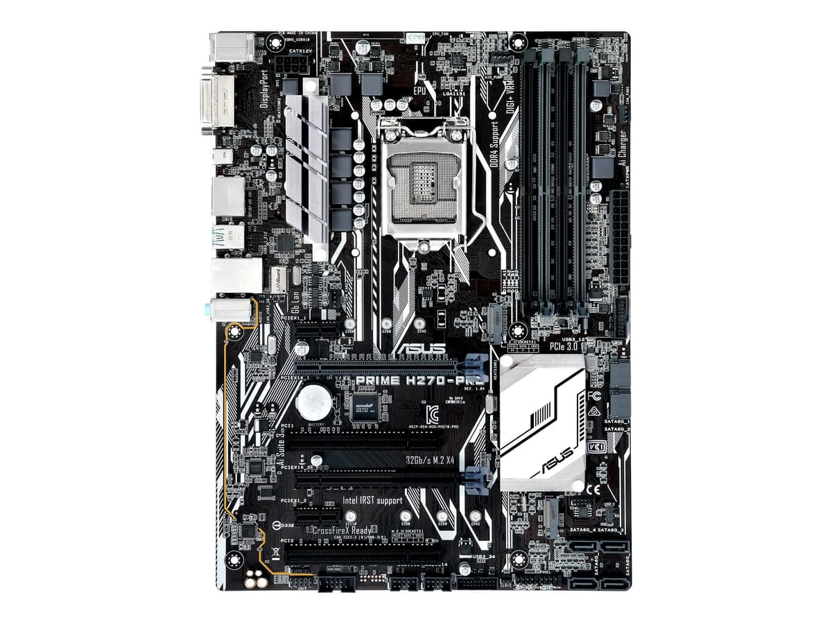 ASUS Prime H270-PRO LGA1151 DDR4 DP HDMI DVI M.2 USB 3.1 H270 Placa madre ATX