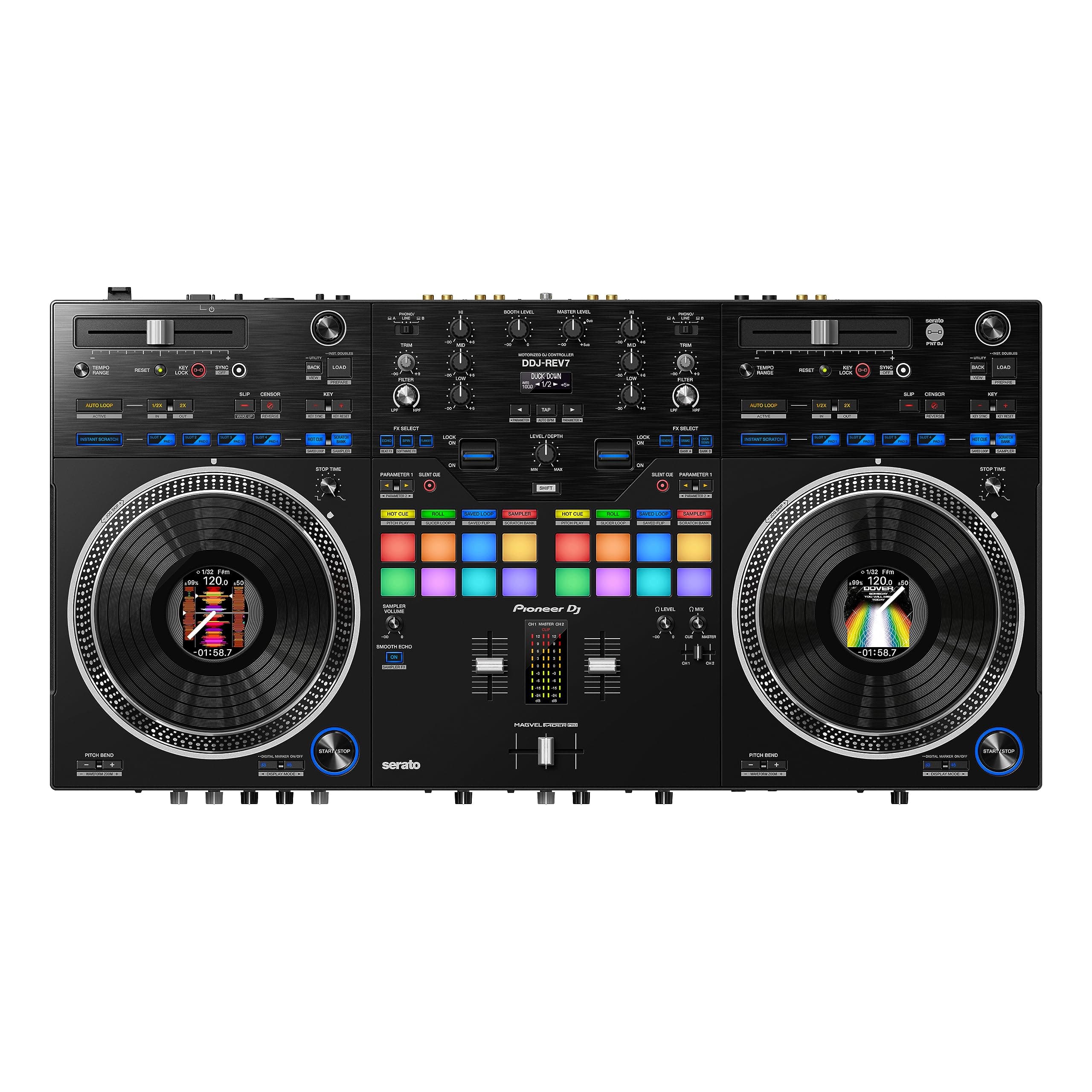 Pioneer DJ DDJ-REV7 Controlador Serato DJ de 2 platos DDJ-REV7/CUXJ