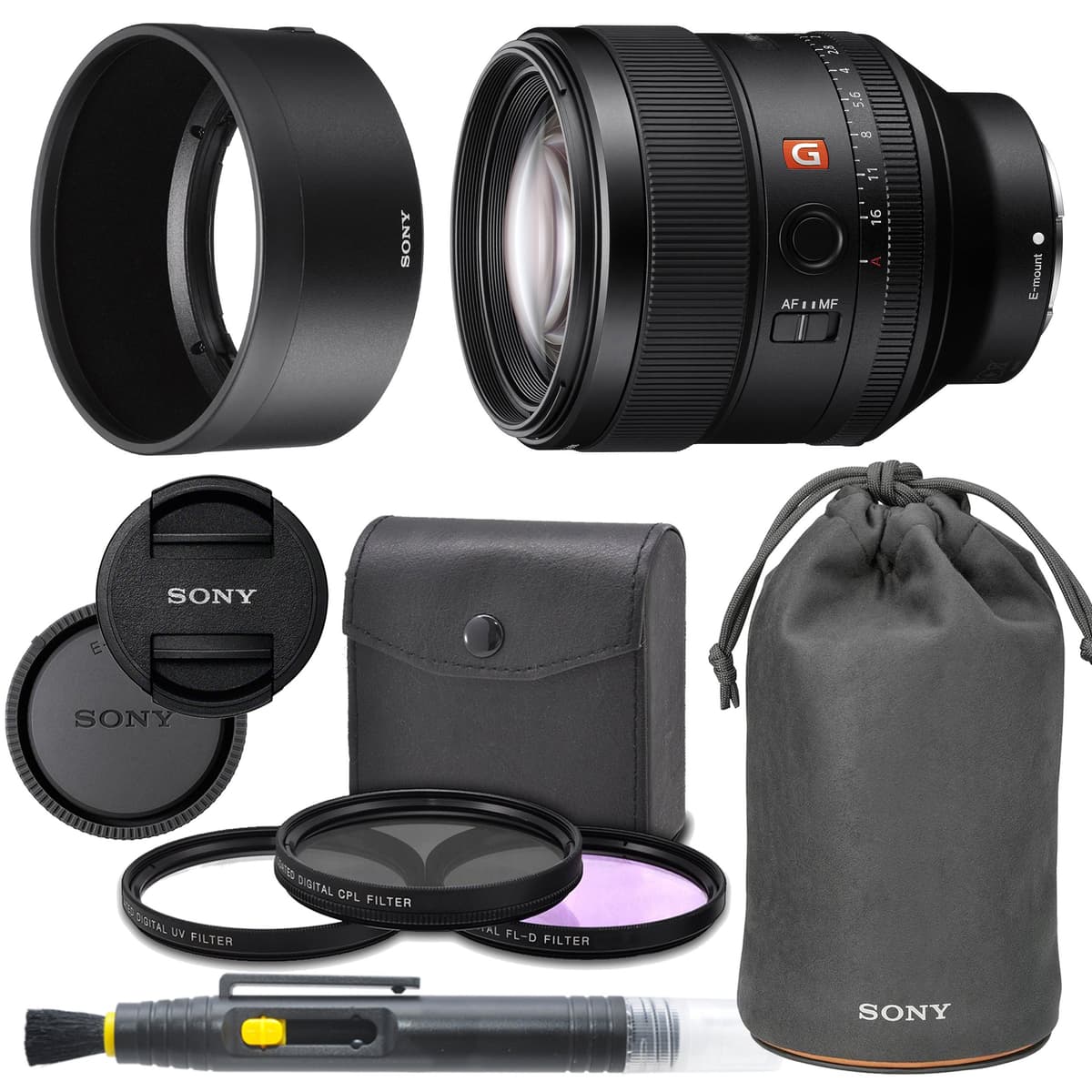 Sony FE 85mm f/1.4 GM + Kit AOM Pro (Versión internacional) SN8514GMJK