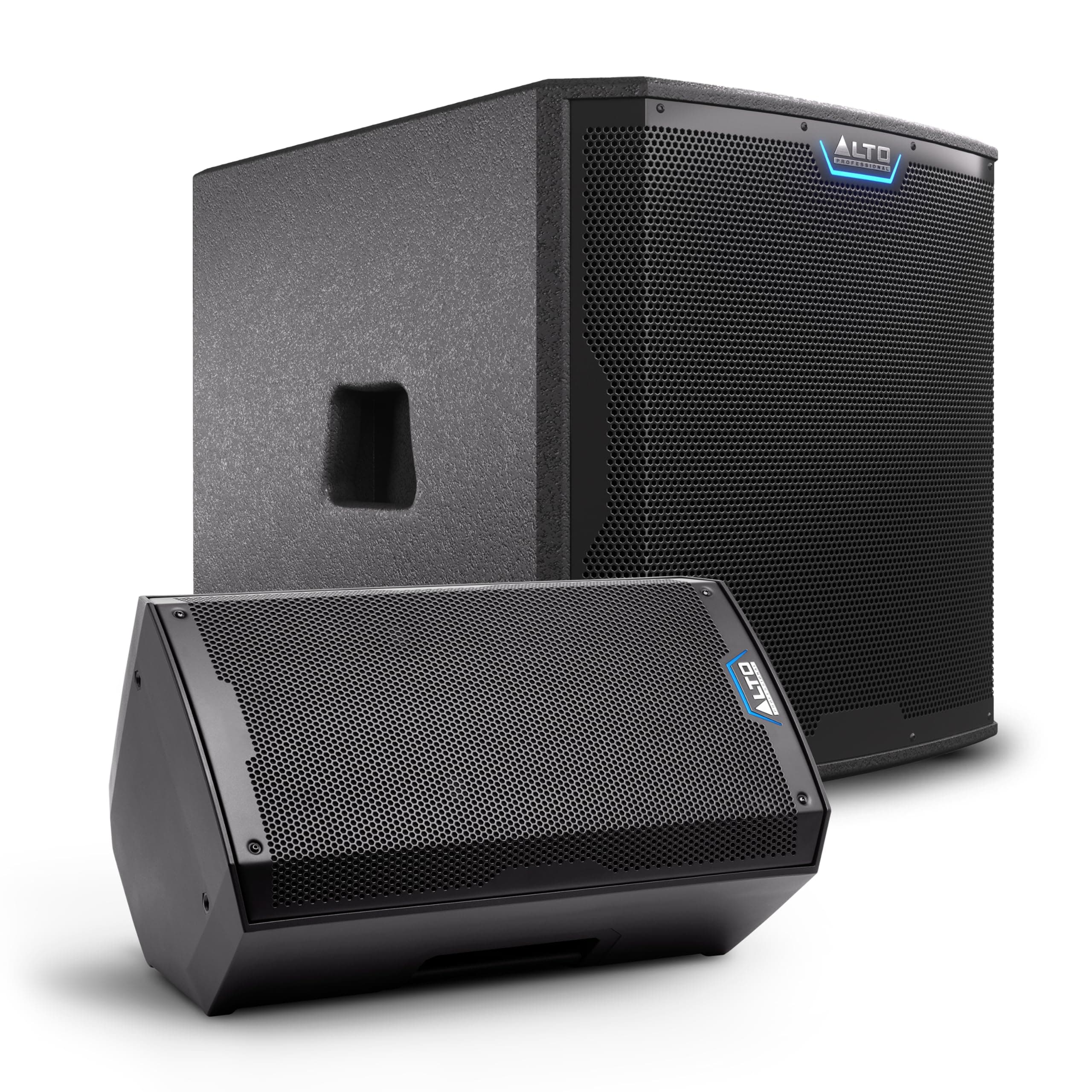 ALTO TS410 y TS15S Bundle: Bocina Potenciada y Subwoofer para PA