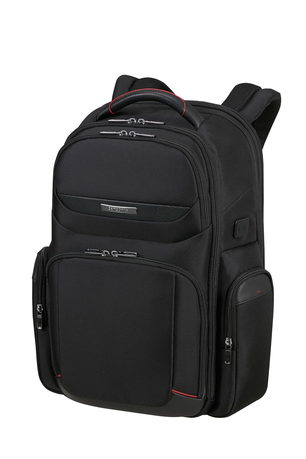 Samsonite Pro Dlx 6 Mochila 17.3" 3Vol Exp, Negro, Profundidad 15/21 cm Largo 32 cm Alto 46 cm KM2*09009