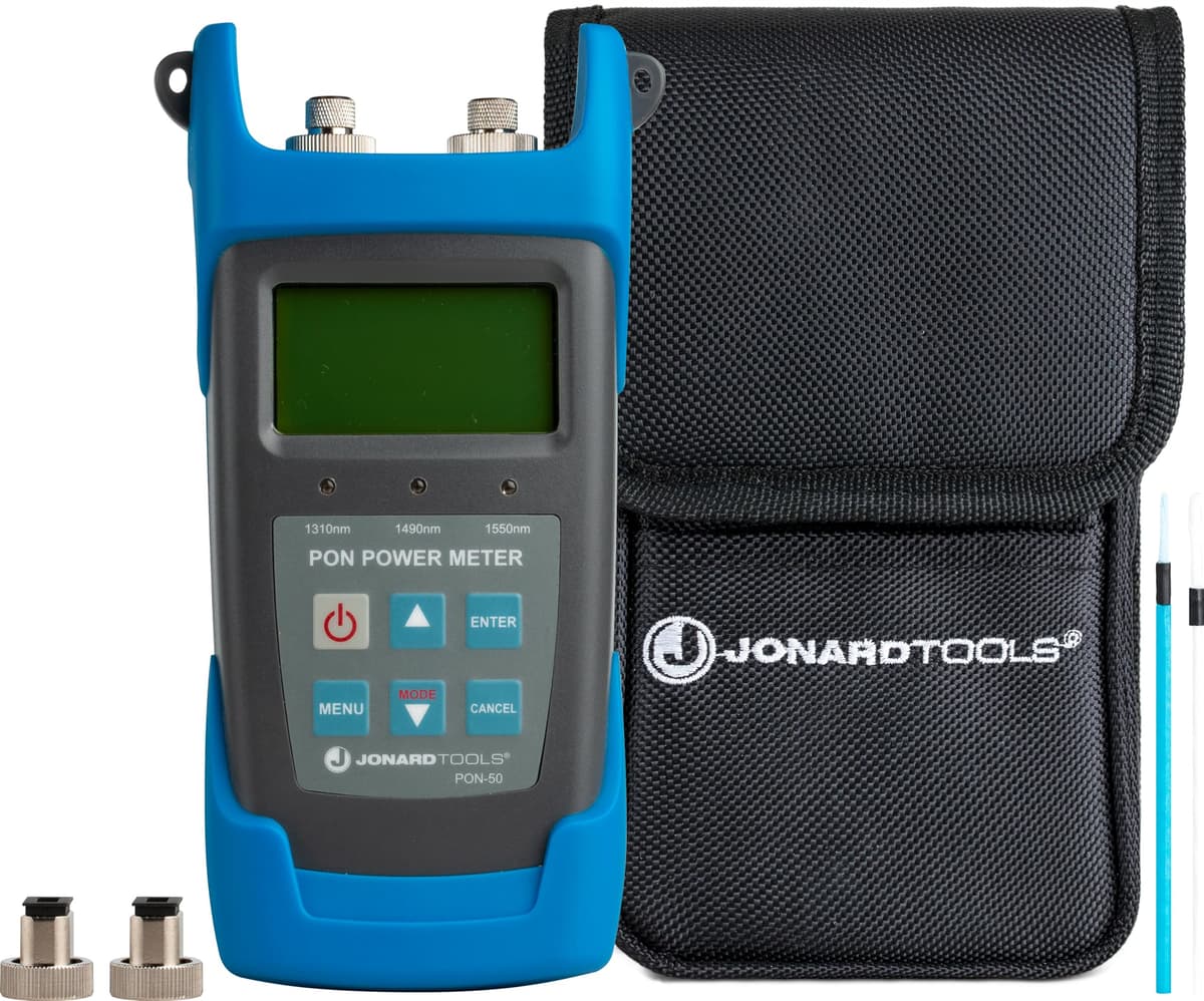 Jonard Tools PON-50 Medidor de Potencia PON -35 a +15 dBm para BPON/EPON/GPON