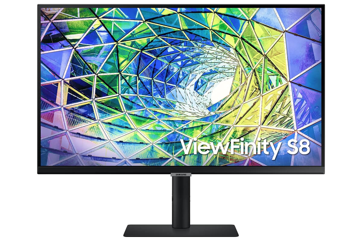 Samsung S80UA 27" 4K UHD (3840x2160) IPS HDR10 USB-C DP HDMI TUV Eye Care (LS27A800UJNXGO)
