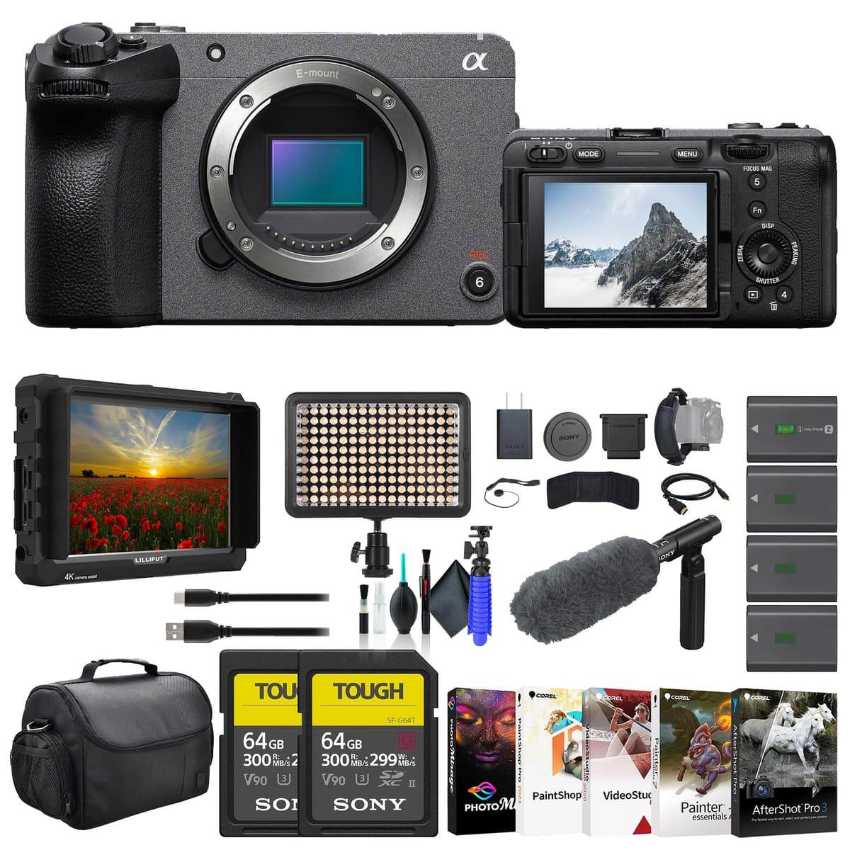 Sony FX30 (ILME-FX30B) - Cámara Cinema Line APS-C, 4K hasta 120p, bundle completo ILME-FX30B_AV_4