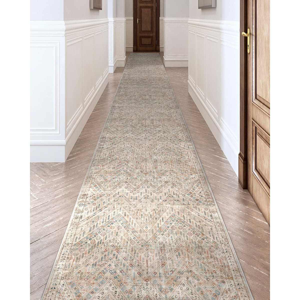 Well Woven Anya Runner 31" x 39' - Pasillo a medida (Ivory) W-AS-04B-R-31-39