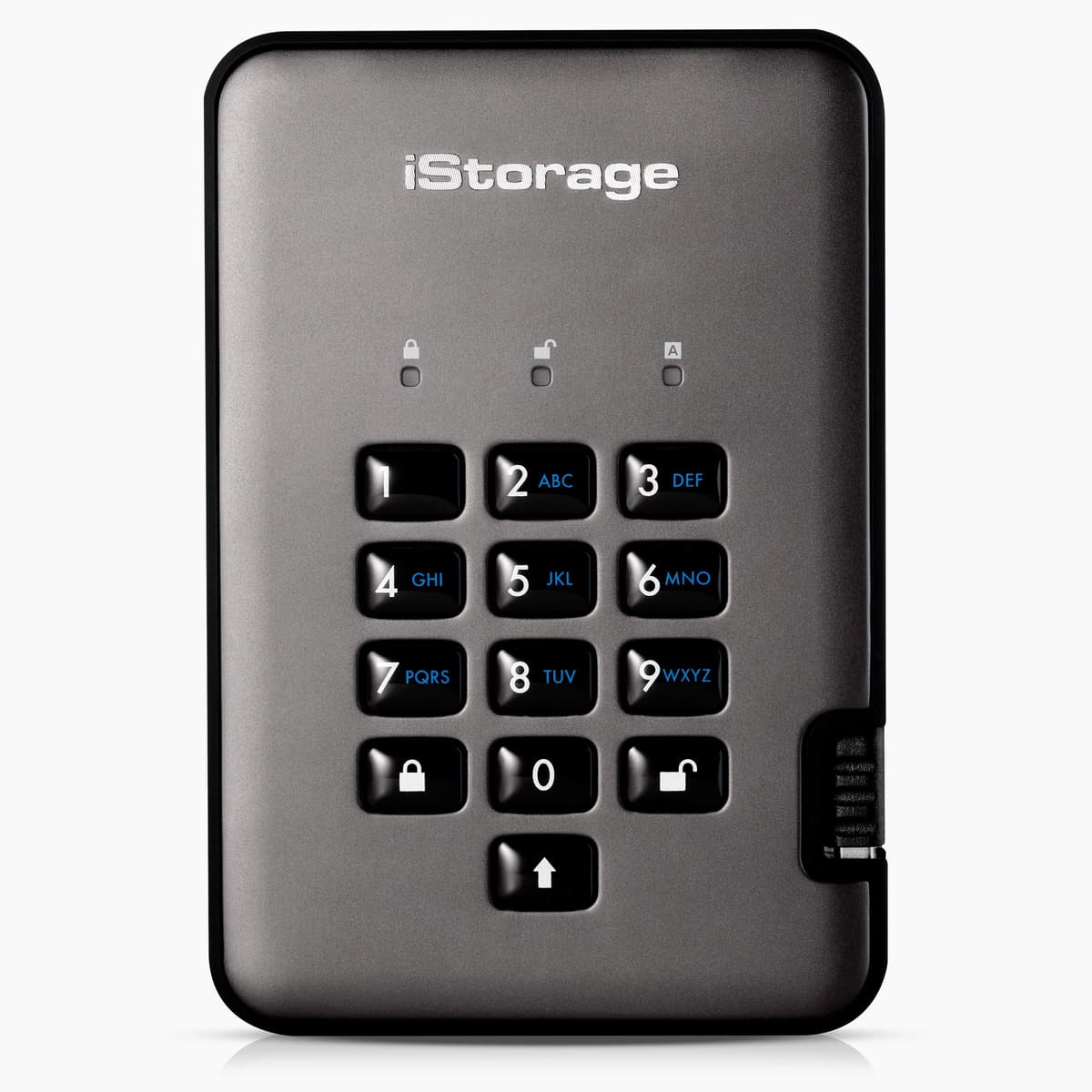 iStorage diskAshur PRO2 SSD 4TB - SSD seguro con cifrado hardware y certificación FIPS 140-2 L3 IS-DAP2-256-SSD-4000-C-X