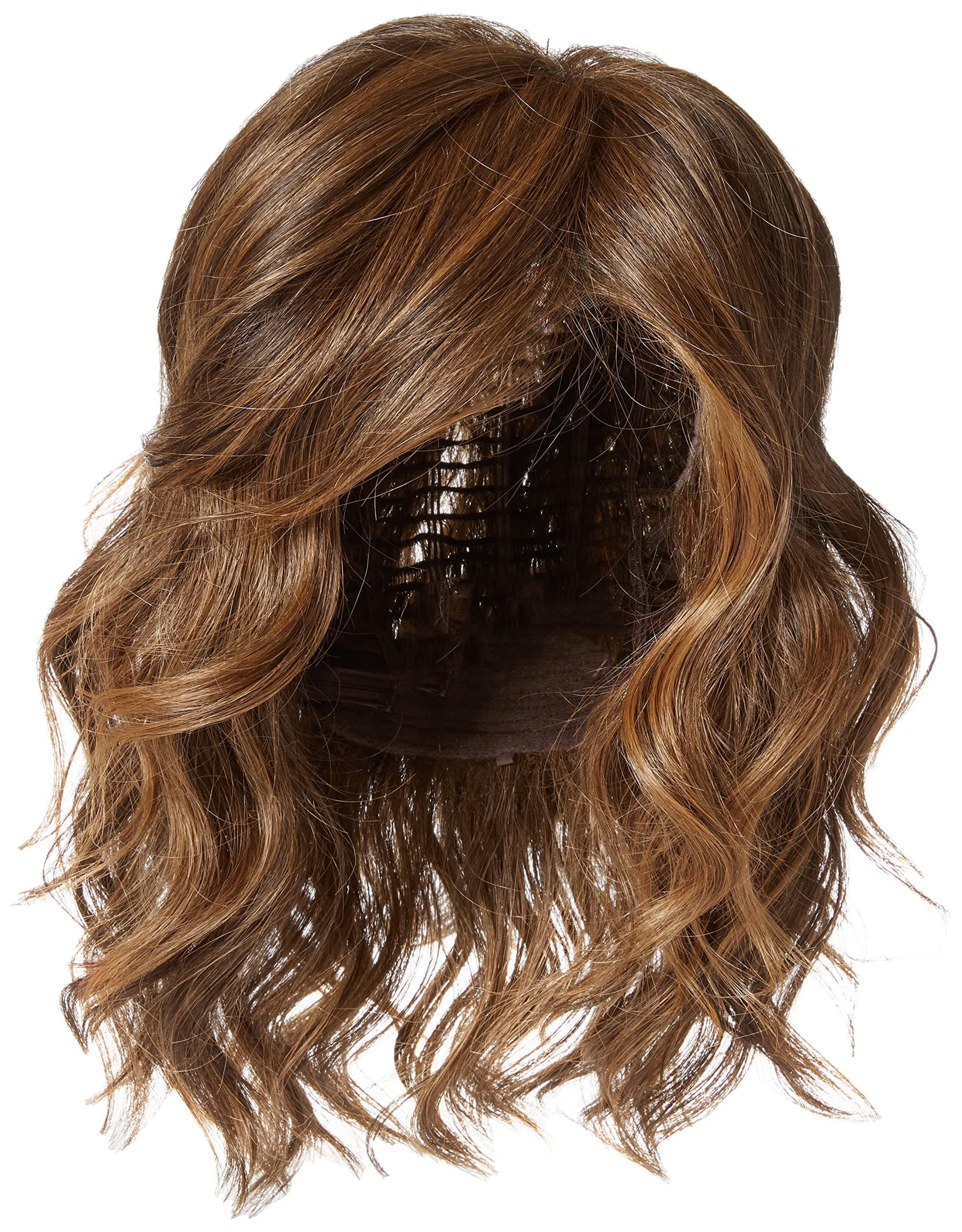 Hair u wear Raquel Welch Layered Shoulder Length Bob Wig, Large Cap, RL5/27 Ginger Brown