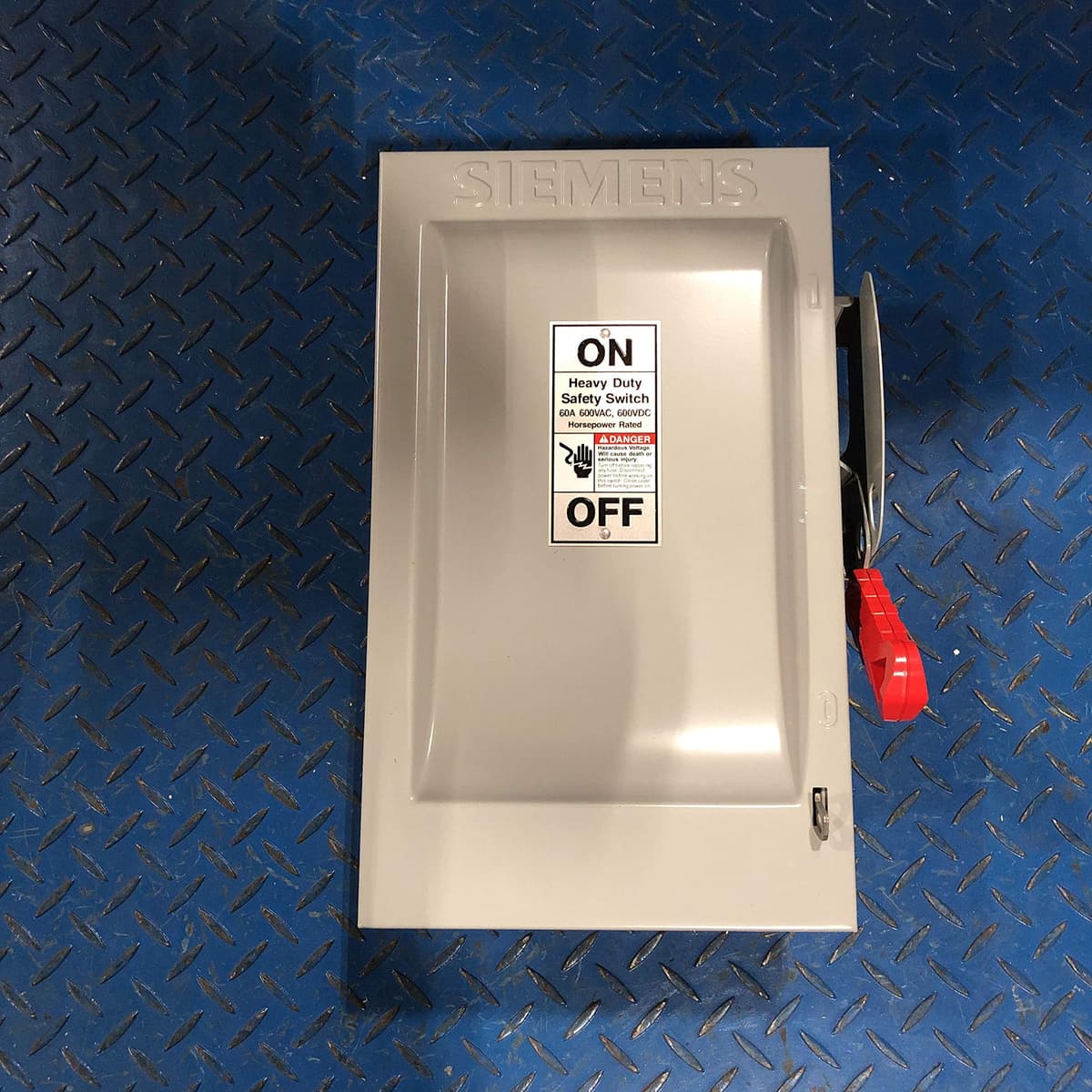 Siemens Safety Switch fusible 60A 600Vac, interruptor de seguridad 3P HF362