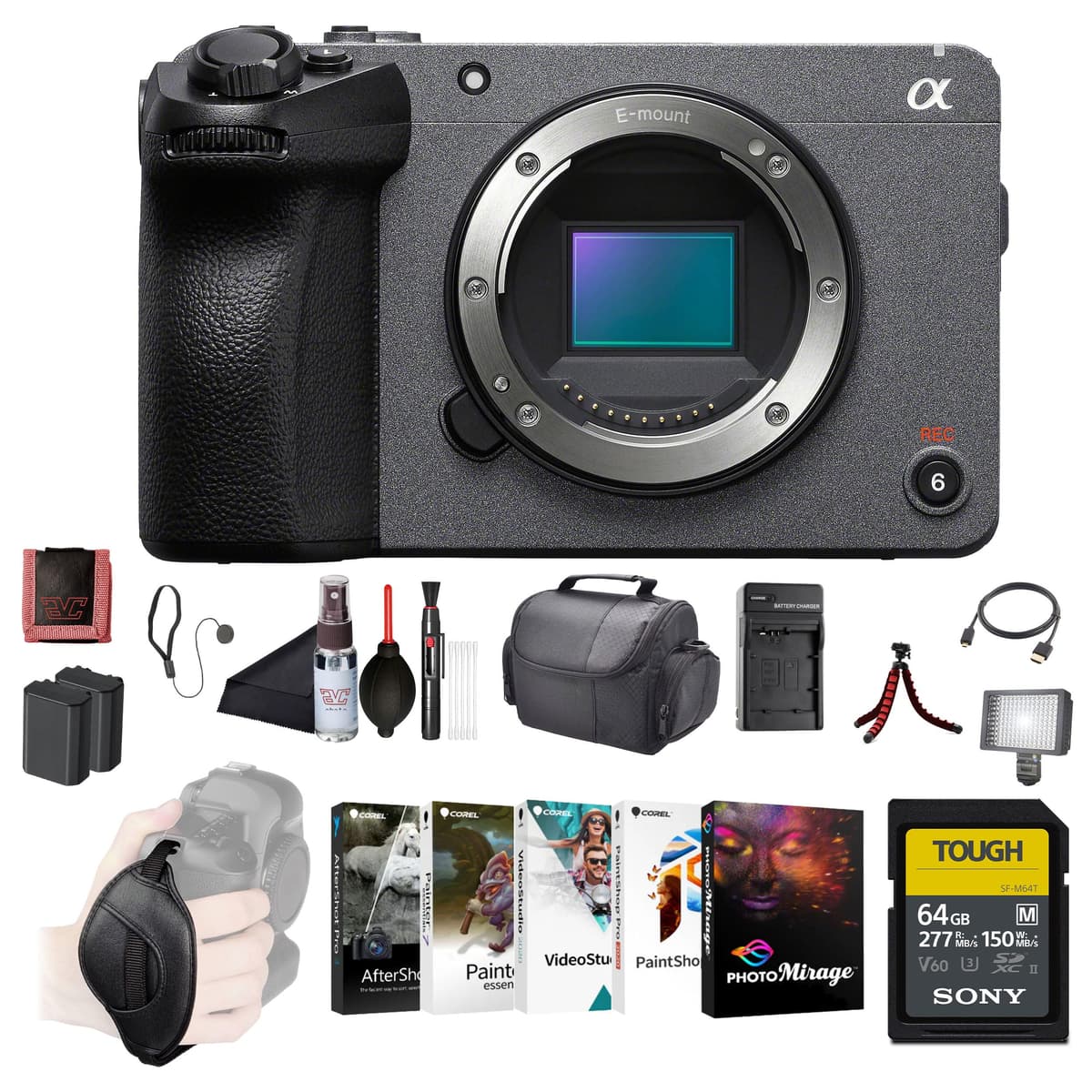 Sony FX30 (ILME-FX30B) - Cámara Cinema Line APS-C, 4K hasta 120p, kit con 64GB, 2 baterías y más ILME-FX30B_AV_3