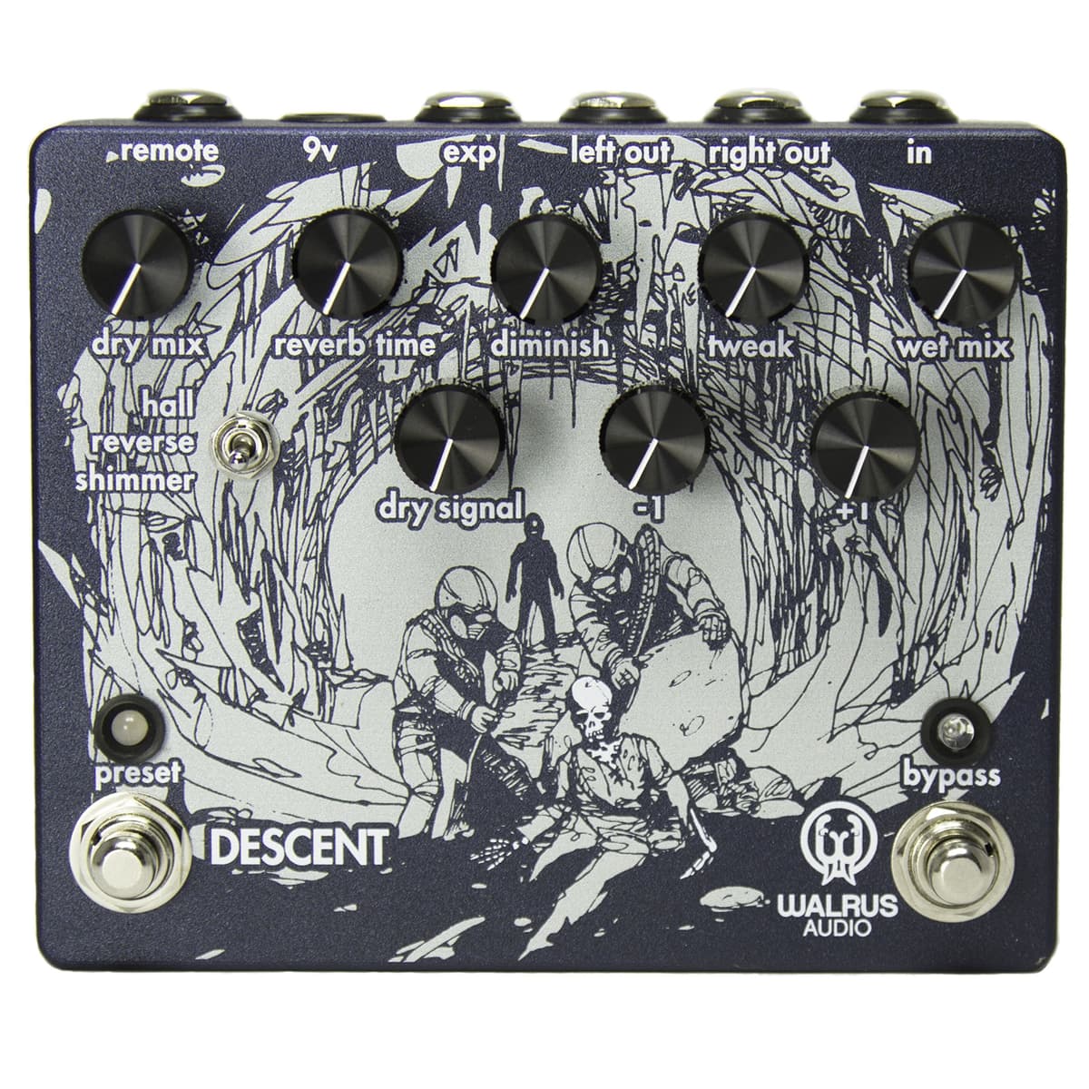 Walrus Audio Descent Máquina de Reverb/Octava WAL-DESC