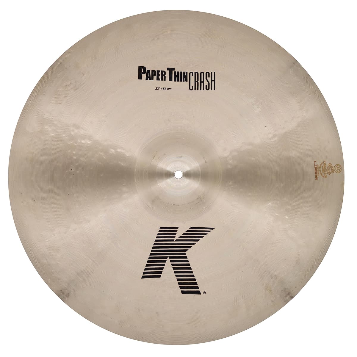 Avedis Zildjian Company K Crash Paper Thin - 22 pulgadas K2822