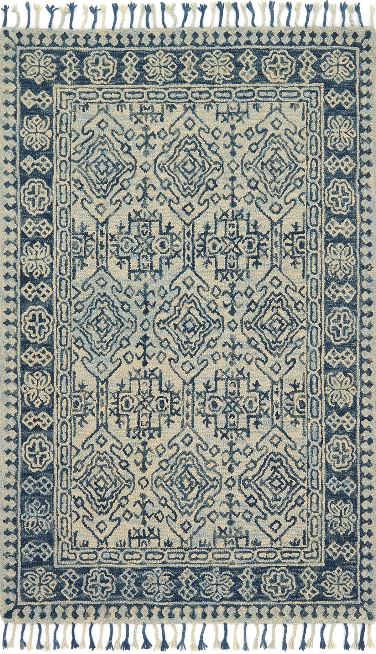 Loloi Zharah Mist/Blue Alfombra 5'-0" x 7'-6" ZHARZR-09MIBB5076