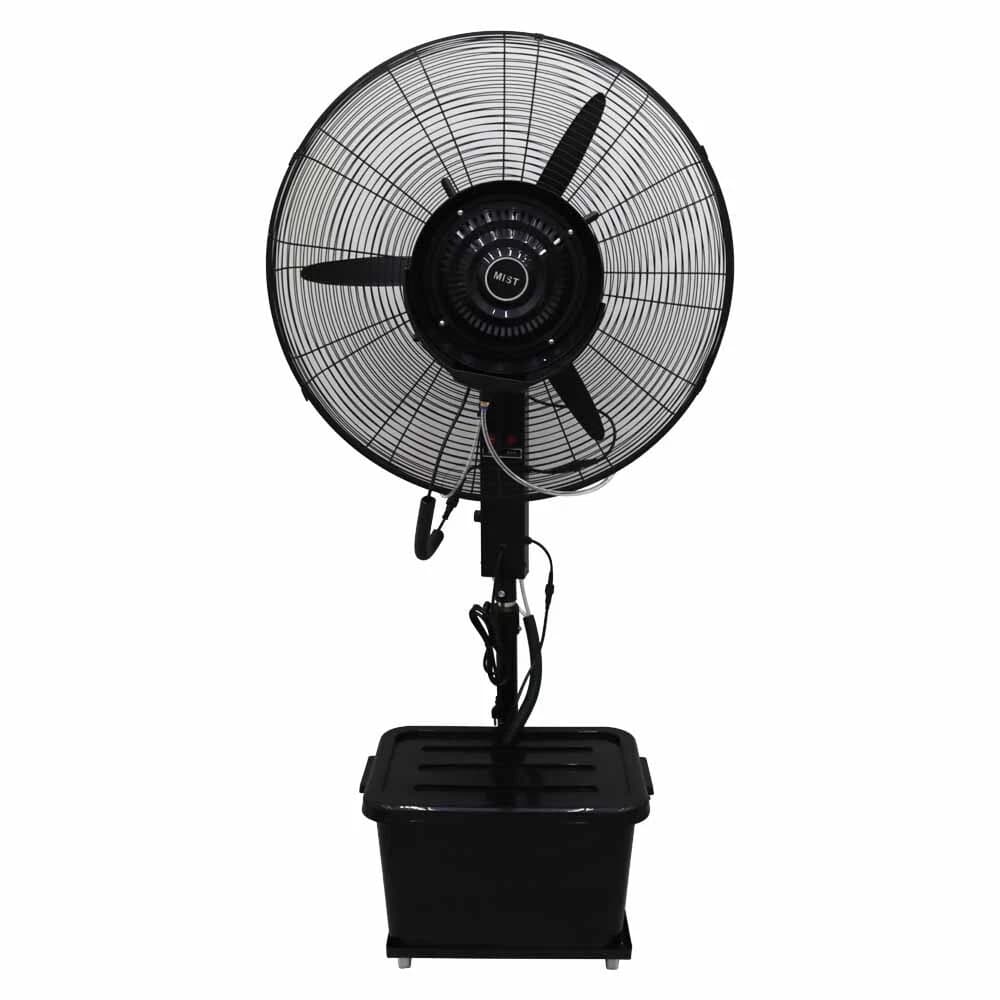Industry Humidification Spray Electric Fan Water Misting Fan 110V Height Adjust