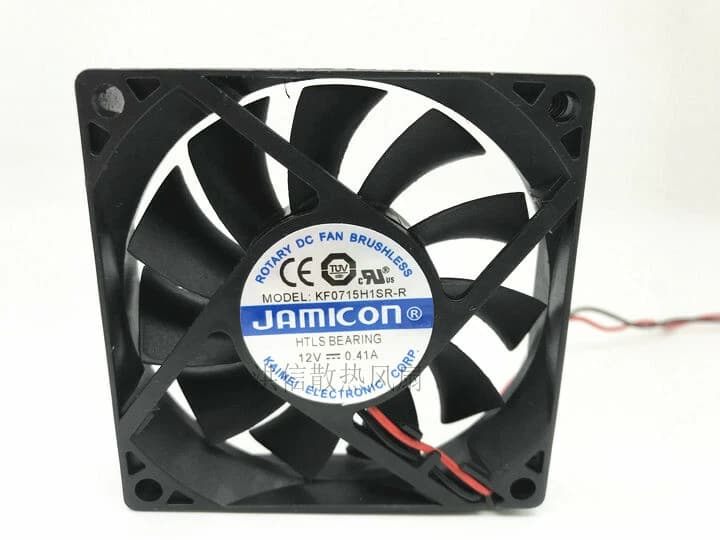 1PC JAMICON KF0715H1SR-R Cooling Fan 12V 0.41A 2-wire 7cm 7015
