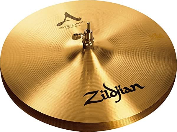Zildjian A Series New Beat Hi-Hat Cymbals - Platillos Hi-Hat de 15 Pulgadas A0136