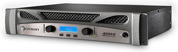Crown XTi4002 Amplificador de Potencia de Dos Canales, 1200 Vatios a 4Ω