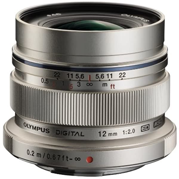 SSE Om Sistema Olympus M.Zuiko Digital Ed 0.472 In F2.0 Plata Para Micro Cuatro Tercios Sistema Cámara Lente Gran Angular Compacta Para Cielo Estrellado Y Paisaje V311020SU000
