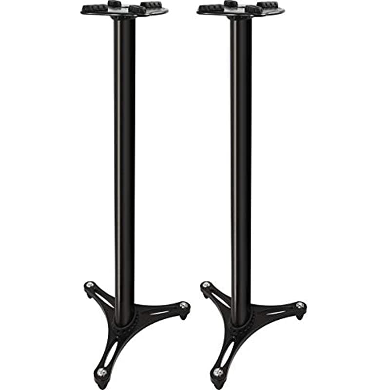 Ultimate Support Ms-90 45B Ms Series Profesional Column Monitor Stand Soport Ports Sin Casas De Desacoplamiento 45 Negro