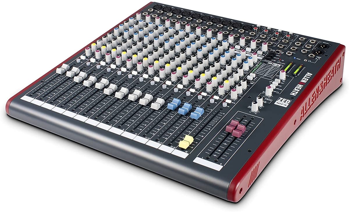 Allen & Heath Zed-16Fx 16 Canales Multi-Usb Mezclador Usb Fx Live Sound Y Grabación AH-ZED16FX