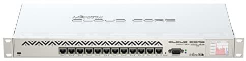 Mikrotik Ccr1016-12G Ethernet Lan Router - Enrutadores (Ac 1U 10/100/1000Base-T (X) Tlr4-01680Cg-12Ce-A3A Ac Ethernet (Rj-45))