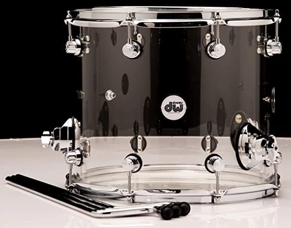 Dw Design Series Piso Acrílico Tom Chrome Hardware 14 X 12 In. Transparente DDAC1214TTCL