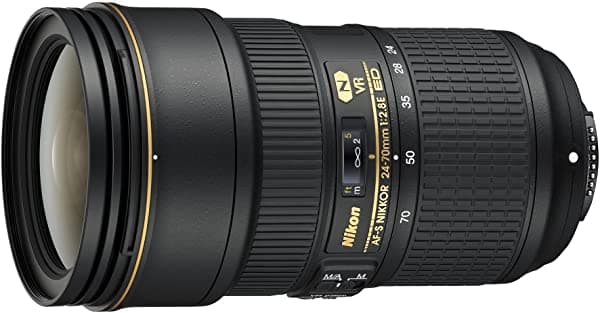 Nikon Af-S Fx Nikkor 24-70 Mm F 2.8E Ed Vibration Reducción Zoom Lente Auto Enfoque Dslr Camara 20052