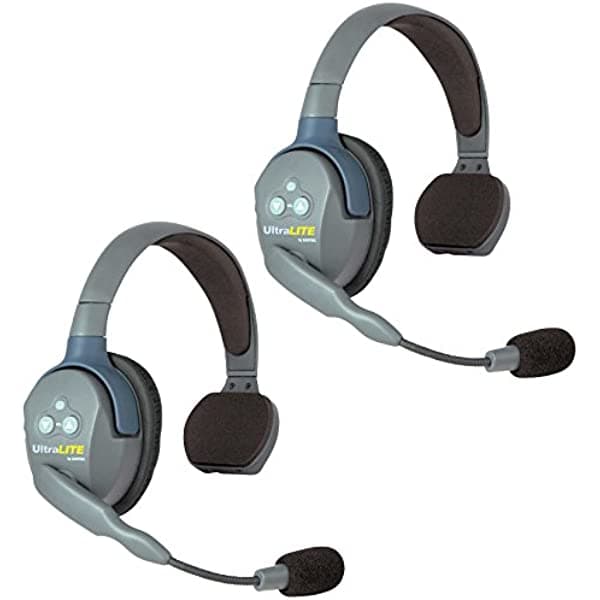 EARTEC UltraLITE 2-S Auriculares Inalámbricos Duplex para Comunicación de 2 Usuarios - Auriculares de un Solo Oído