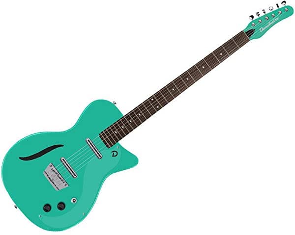 Danelectro '56 Vintage Barítono Guitarra Eléctrica Agua Marina Oscuro DGB56AQU