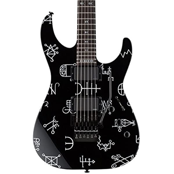 Esp Ltd Kh Demonology Signature Series Kirk Hammett - Guitarra Eléctrica Con Estuche De Lápida LKHDEMON