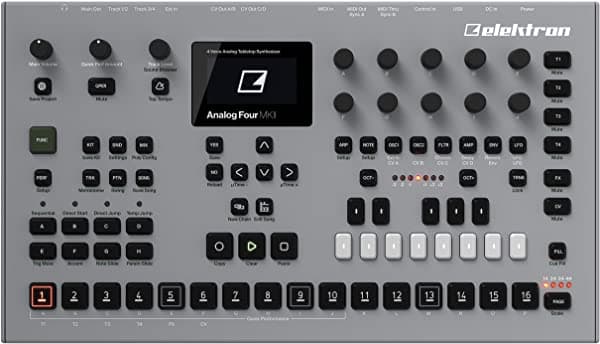 Elektron Analogo 4 Mkii 4-Voice Analogo Sintetizador Secuencer EKT-ATS-4-MKII