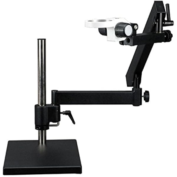 AmScope Brazo articulado con placa base para microscopios estéreo ASB