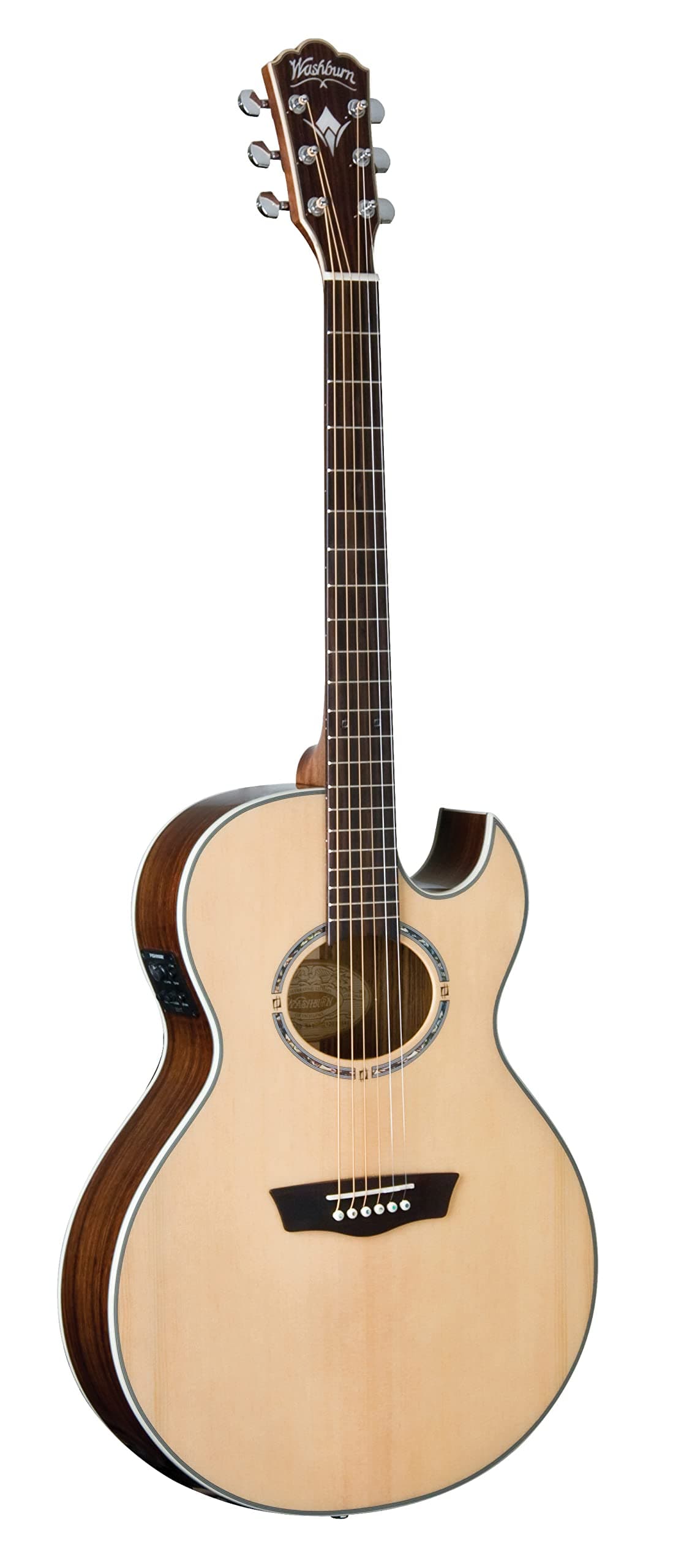 Washburn Festival EA20SNB-O Guitarra Electroacústica 6 Cuerdas para Diestros Natural