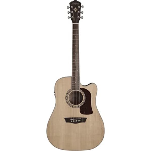 Washburn hd10sce-o Heritage 10 Series Guitarra Acústica Cutaway, Natural