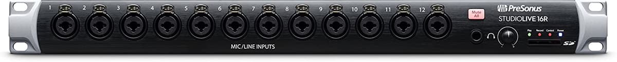 PreSonus Studiolive 16R 18 Entradas 16 Canales Series Iii Caja De Escenario Y Mezclador De Rack