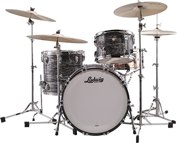 Ludwig Classic Maple Fab 22 Shell Pack - Ostra negra vintage L84233AX1QWC