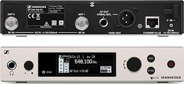 Sennheiser Ew 300 G4-Headmic1-Rc-Gw1 Set De Headmic Inalámbrico