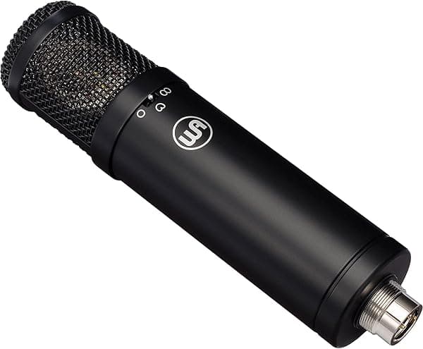 Warm Audio WA-47Jr - Micrófono condensador de diafragma grande, color negro WA-47jr Black